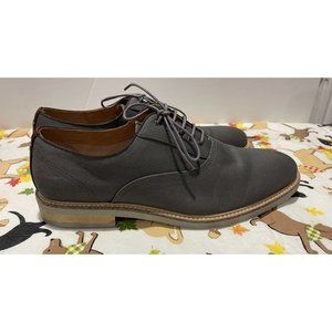 Steve Madden Men's Carsen Gray Fabric Oxford Casual Dress Shoe Size: 10